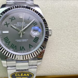 Rolex Datejust Men’s 41mm m126334-0022 Wimbledon Dial Replica Automatic Jubilee Bracelet